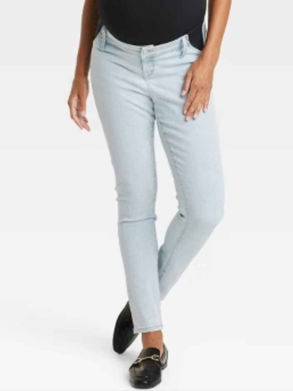 Isabel Maternity Skinny & Side Panel Skinny Jeans Pants 6